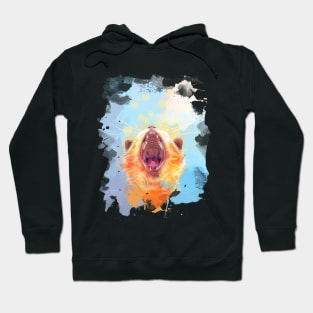Rise and Shine, Kitty - Cat Painting Hoodie